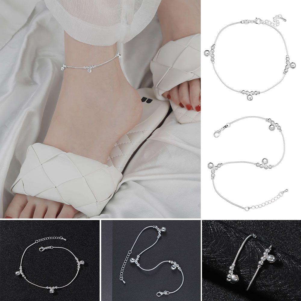 ESPO Lắc Chân Mạ Bạc Thiết Kế Mới Thời Trang Dành Cho Nữ