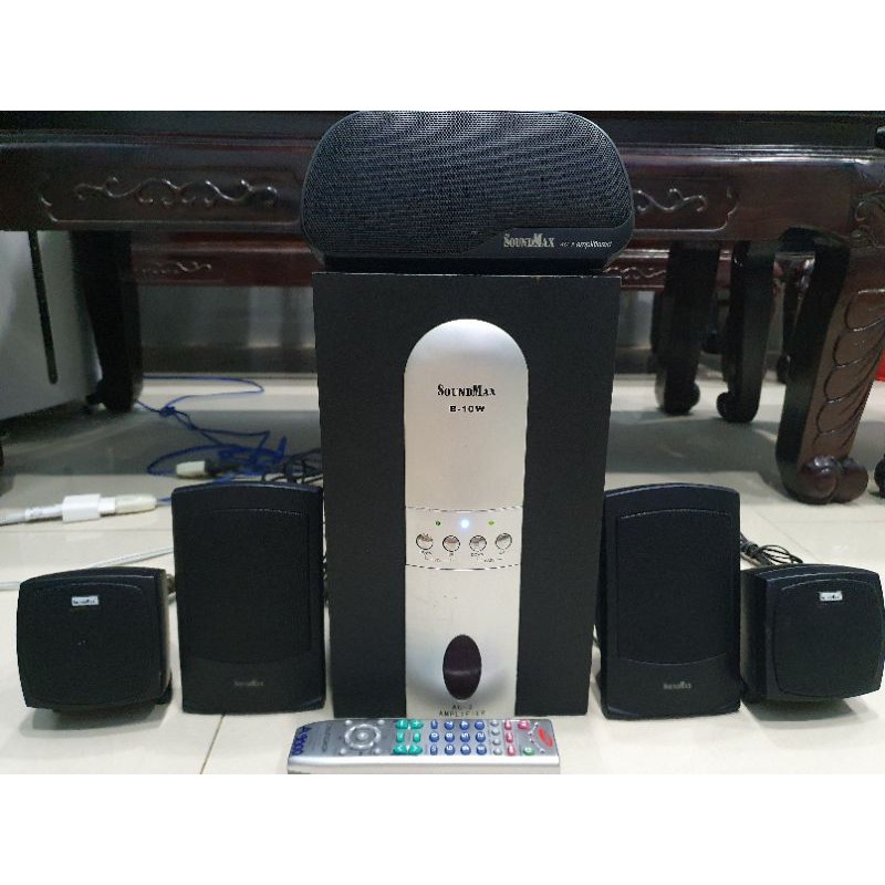 Loa vi tính Soundmax A9000/B10W 5.1 Đã Qua Sử dụng- tặng jack 3.5 loại tốt
