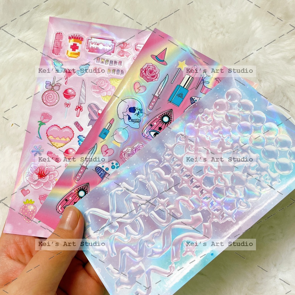 Các mẫu thiết kế đặc biệt cán mờ, cán kim tuyến, cán hologram