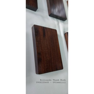 Miếng gỗ mun tự nhiên bo đầu cơ