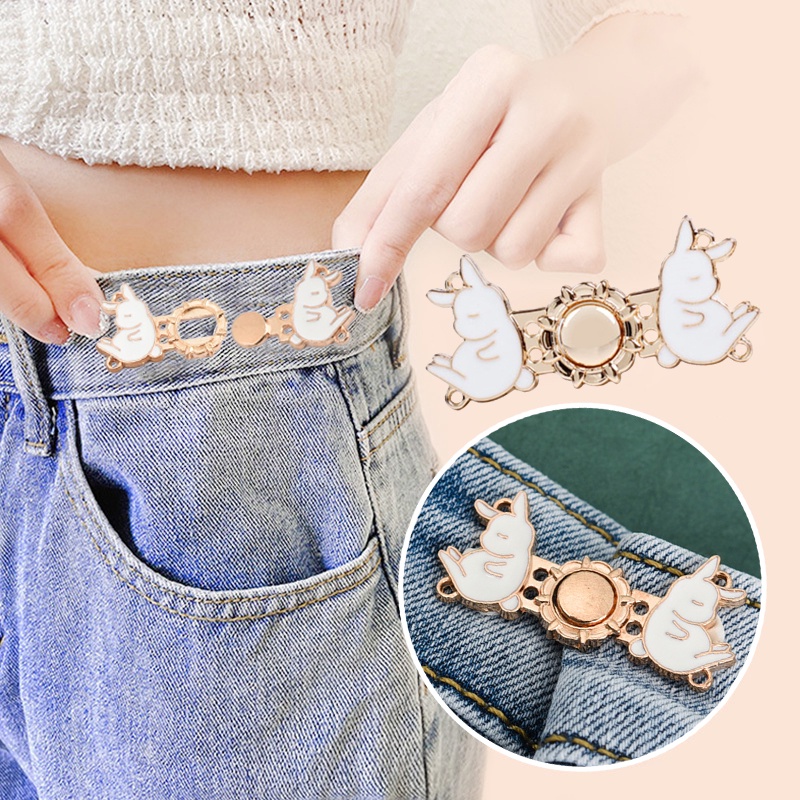 Ghim Cài Quần Áo / Chân Váy Hình Thỏ Có Thể Tháo Rời