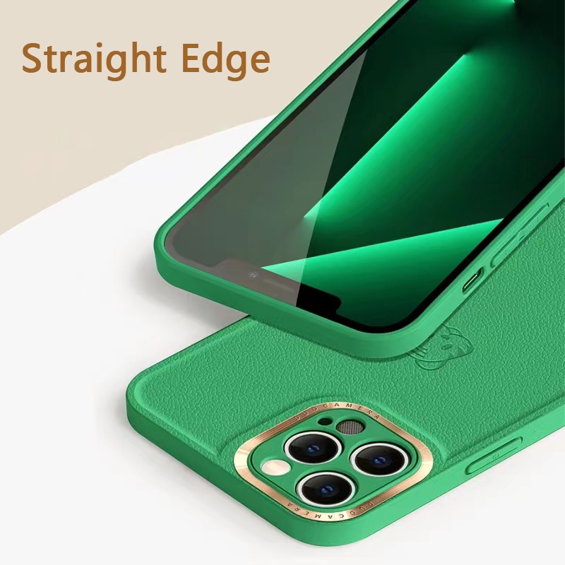 Ốp Điện Thoại Da Cứng In Nổi Họa Tiết Hổ Hoạt Hình Sang Trọng Cho iPhone 11 12 13 Pro Max