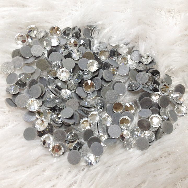 Đá xoàn ủi áo đính trang phục váy dài đầm size 5li hạt hong kong set 10 viên