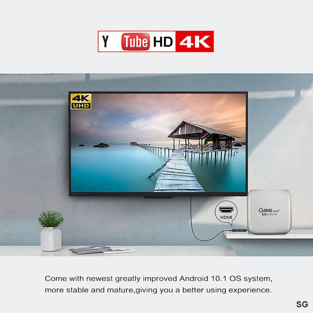 Máy Phát WiFi Q96 Mini + 2022 Novo 2.4G 8GB + 128GB Android 10.1 s905l quad core TV BOX