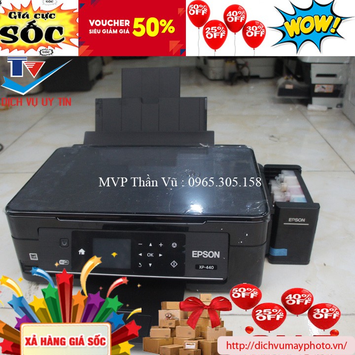 Máy in phun màu cũ  Epson L1110 hàng like new có bảo hành