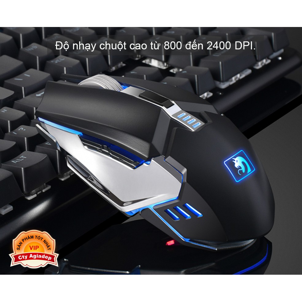 Bộ Bàn Phím Chuột xịn không dây - có Ánh sáng và Sạc pin Game thủ của DragonTech A670 | BigBuy360 - bigbuy360.vn