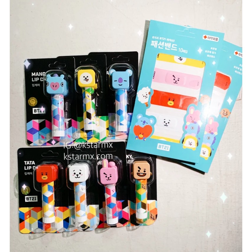 [Có Sẵn ] Son Dưỡng BT21 Figure Lip Balm | BigBuy360 - bigbuy360.vn
