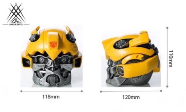 Mô hình đầu Bumblebee làm gạt tàn trang trí