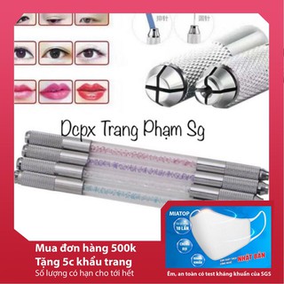 CÁN KHẮC HẠT ĐÁ 2 Đầu  | Dụng Cụ Phun Xăm