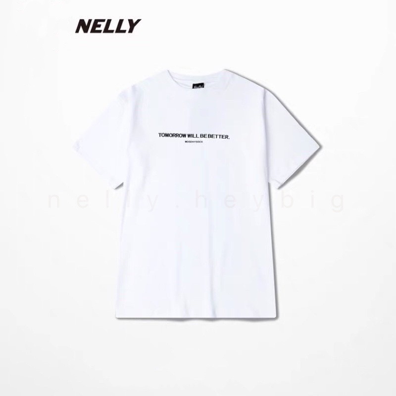 Áo thun tay lỡ 0973 Nelly Heybig unisex form rộng TOMORROW