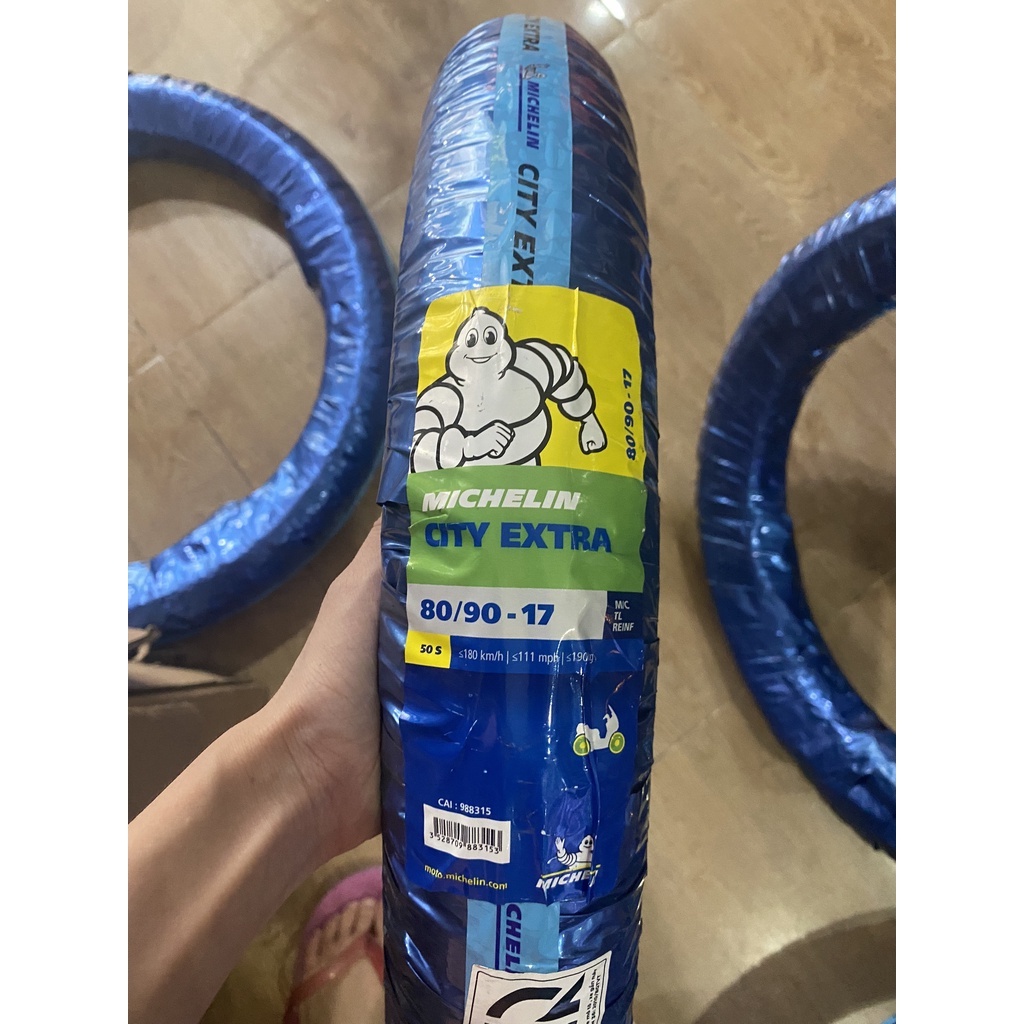 VỎ MICHELIN CITY EXTRA SIZE 60/90-17, 70/90-17 VÀ 80/90-17