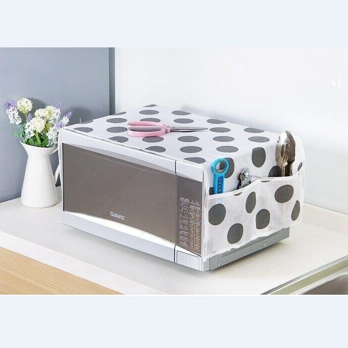 Tấm phủ TỦ LẠNH, máy giặt, lò vi sóng in hình dễ thương, bảo vệ tủ chống bụi bẩn, chống thấm nước