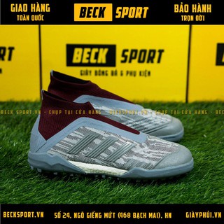 Giày Bóng Đá TQ Predator Tango 18+ Pogba Xám Bã Trầu TF