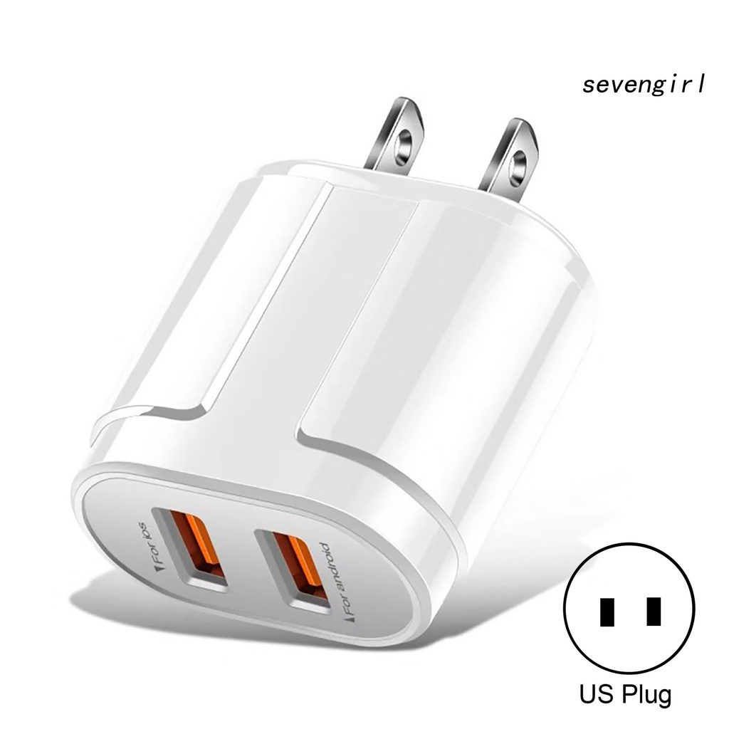 Củ Sạc Nhanh Hai Cổng Usb 28w 3a Qc3.0 Cho Ios Android