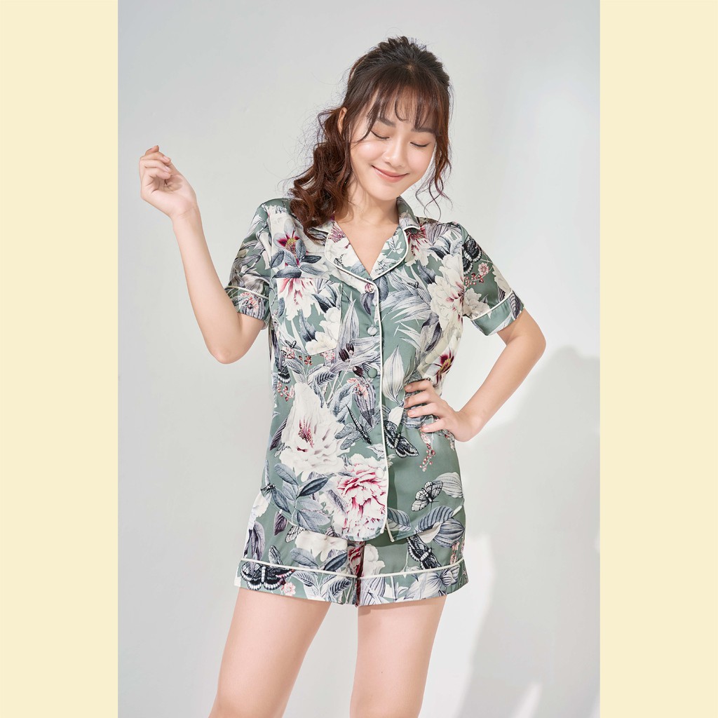 [Mã WABOOM giảm 15% đơn 99k] Đồ ngủ Pyjamas tay ngắn quần ngắn Oriental - Midnight Sleepwear | BigBuy360 - bigbuy360.vn