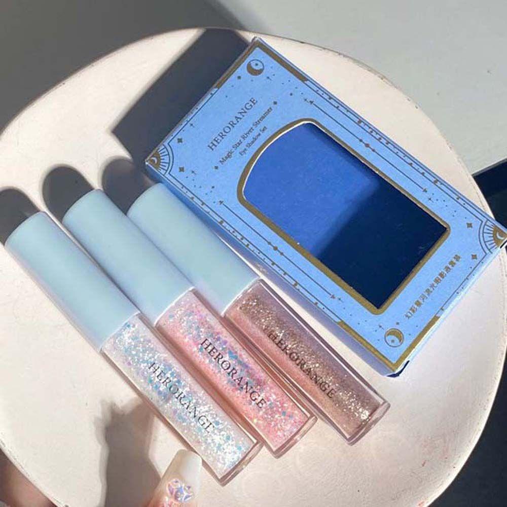 Phấn Mắt Dạng Lỏng Mau Khô Cho Nữ|Phấn Mắt Dạng Lỏng Ánh Nhũ Lấp Lánh Lên Màu Cực Chuẩn