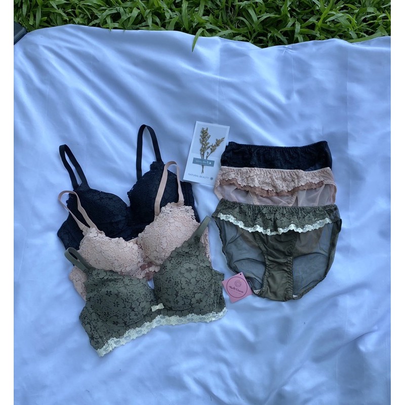 Áo lót fussy flower -có kèm quần - RUBYCHARM-BG-693577-2880 | BigBuy360 - bigbuy360.vn