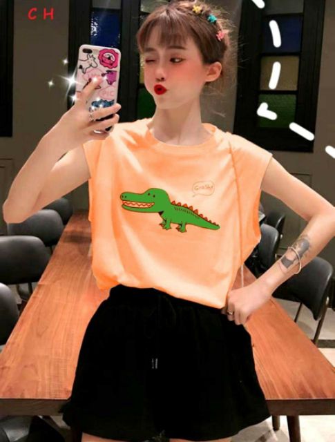[Mã FAMAYWA giảm 10K đơn 50K] Áo tank top cá sấu xanh | BigBuy360 - bigbuy360.vn
