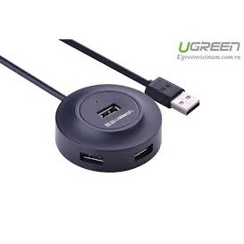 Bộ Chia USB 4 Cổng UGREEN 20277- Hub USB 2.0 - Hàng Chính Hãng