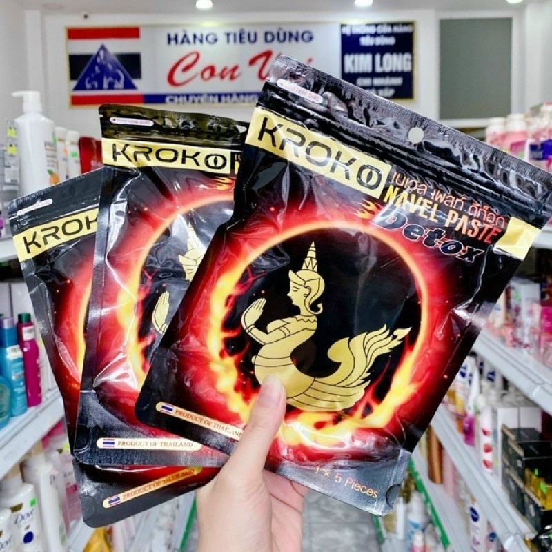 GÓI 5 MIẾNG DÁN TAN MỠ KROKO THÁI LAN