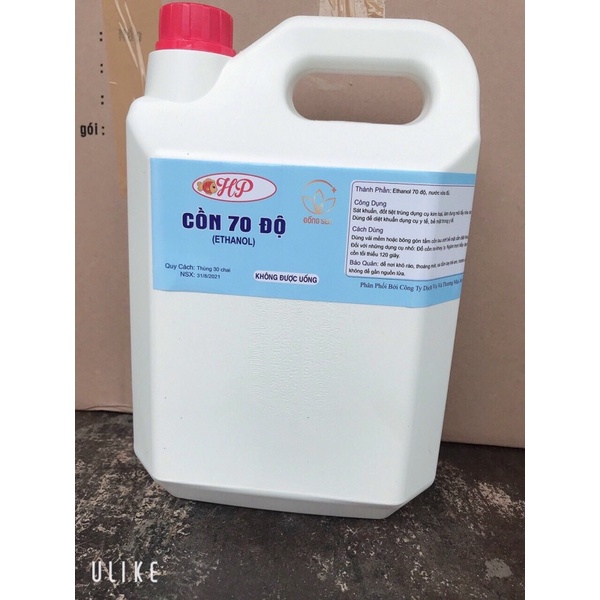 (Quận 6) 1 Can 5 lít Cồn 70 độ