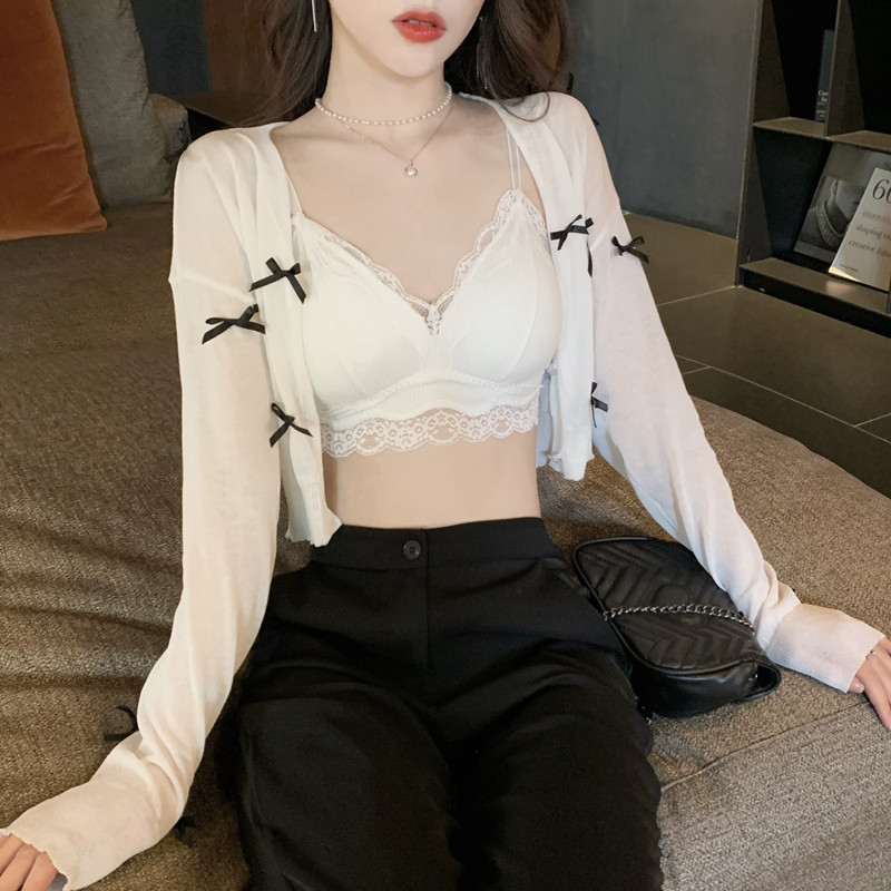 Áo Khoác Cardigan Dệt Kim Tay Dài Thời Trang Cho Nữ