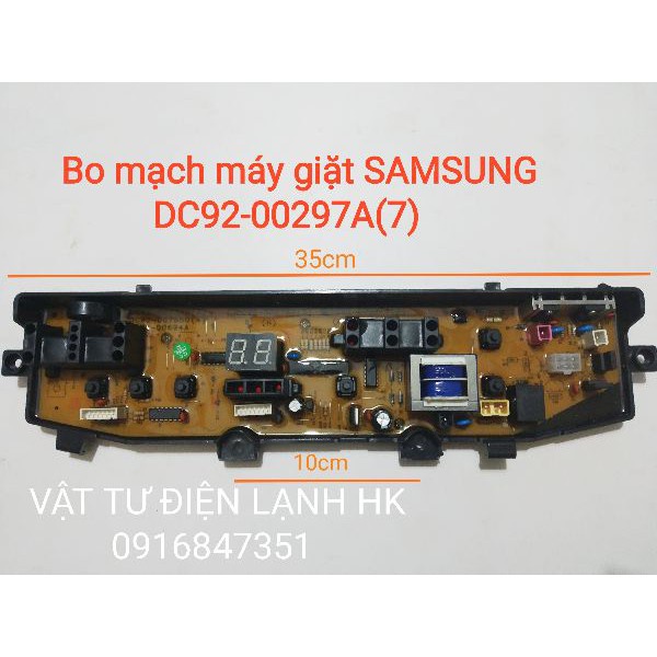 [Hàng mới] Bo mạch máy giặt SAMSUNG 6 nút 4 giắc 7 giắc DC92-278R DC92-755D DC92-297A broad SS 297A 775D
