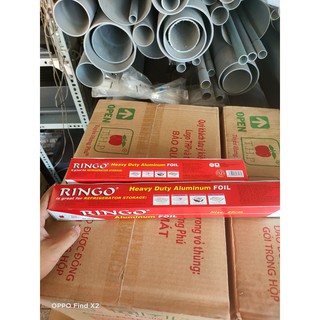 Giấy bạc nướng, bọc thực phẩm Ringo dùng để nướng cá - thịt