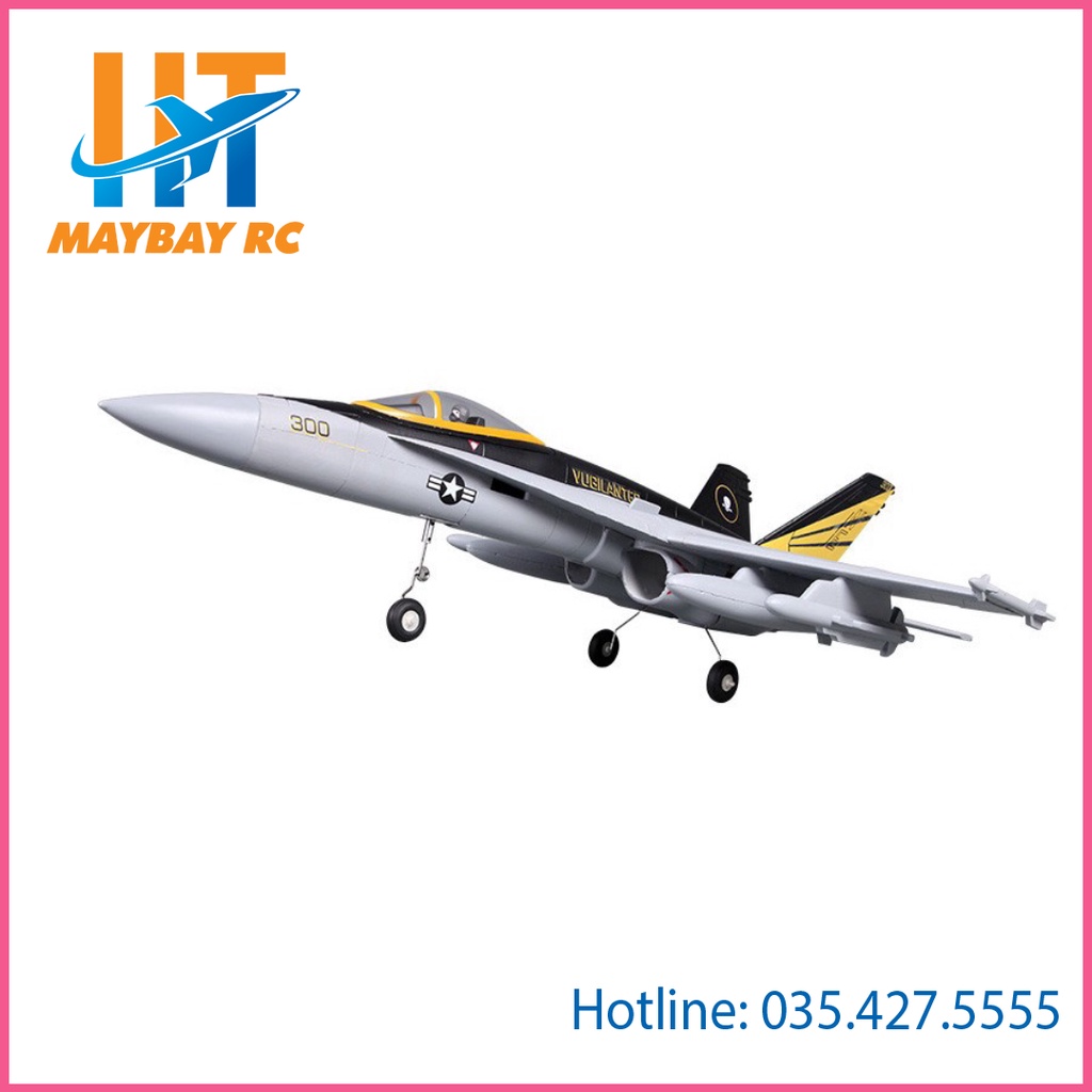 Máy Bay Điều Khiển F18 FMS Phiên Bản V2 PNP