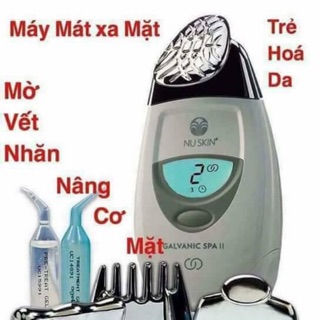 Combo Máy Massage Galvanic SPA II + 2 hộp gel + 1 xịt khoáng