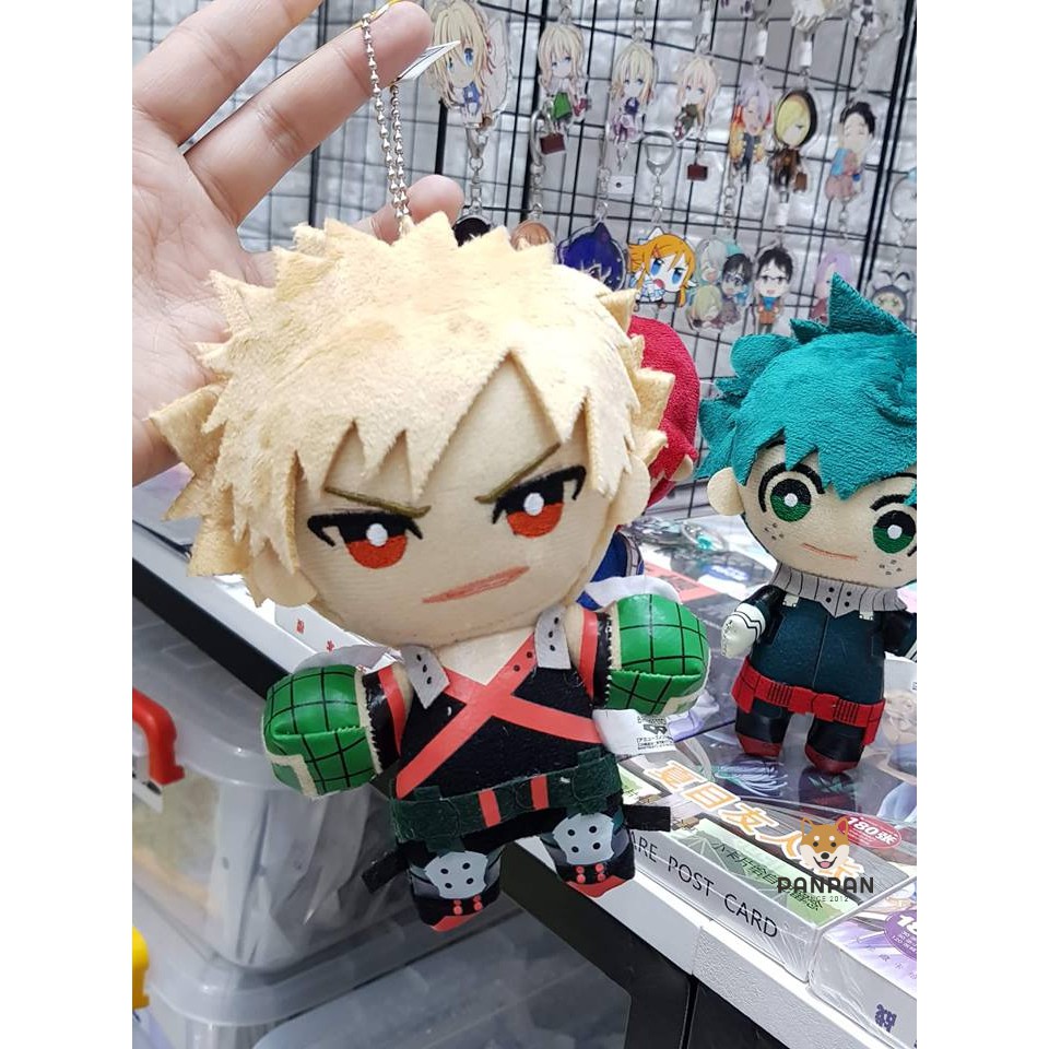 Móc nhồi bông My Hero Academia (18cm) - Izuku, Bakugo, Shoto