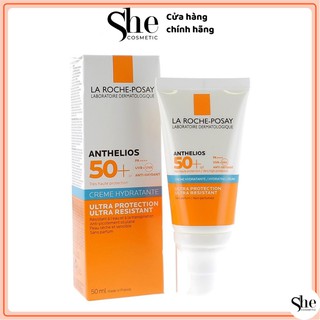 [Hàng AUTH] KEM CHỐNG NẮNG LA ROCHE-POSAY ANTHELIOS HYDRATING CREAM ULTRA PROTECTION SPF50+ CHO DA KHÔ, DA THƯỜNG