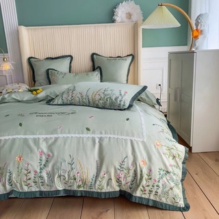 Chăn Ga lụa Tencel Elegante Đơn giản sang chảnh