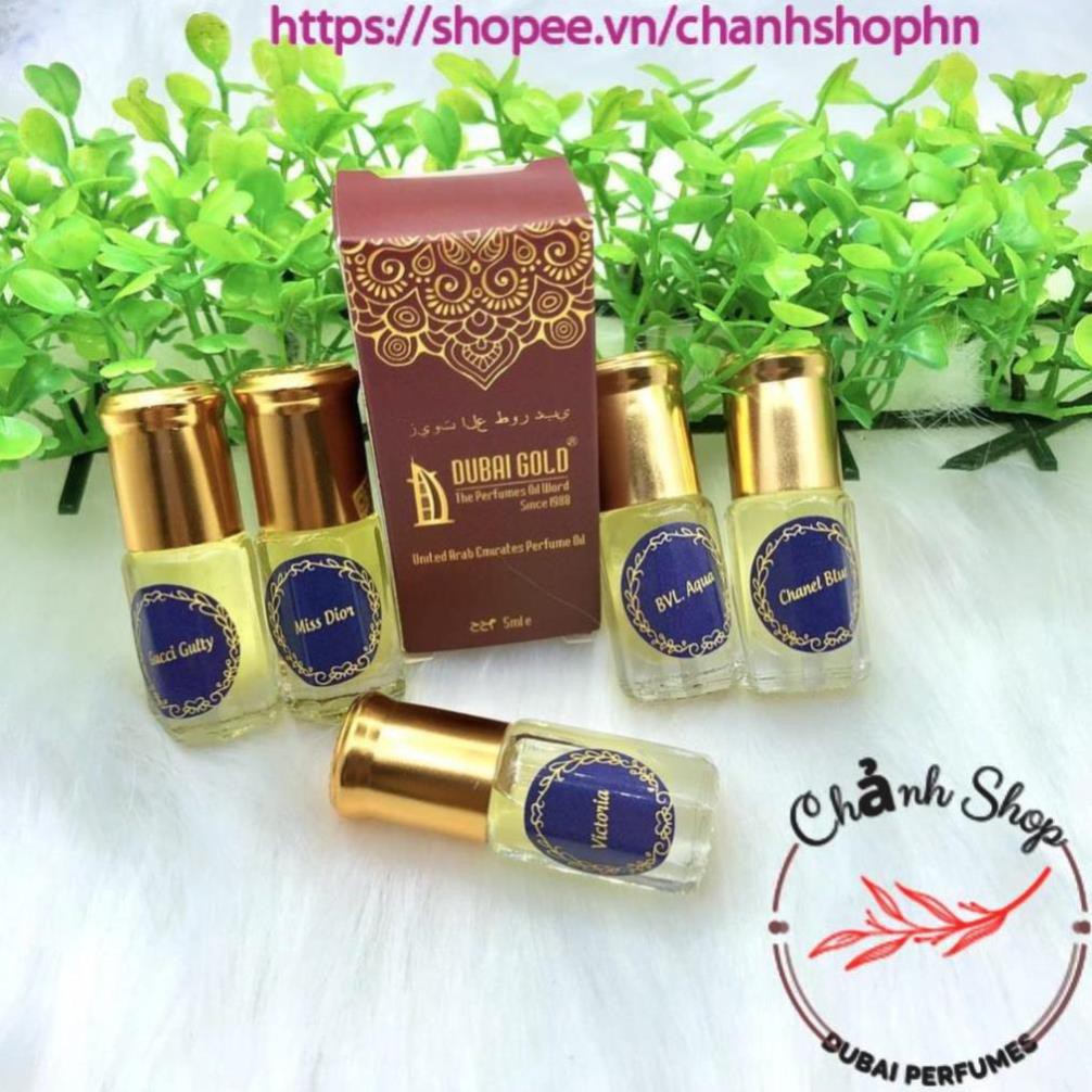 [Mua 1 Được 2]Tinh Dầu Nước Hoa Dubai (Lọ 5ml, 15ml, 20ml,) | Tinh Dầu Dubai/ Tặng Kèm Lọ 5ml Khi Mua Chai 15ml, 20ml