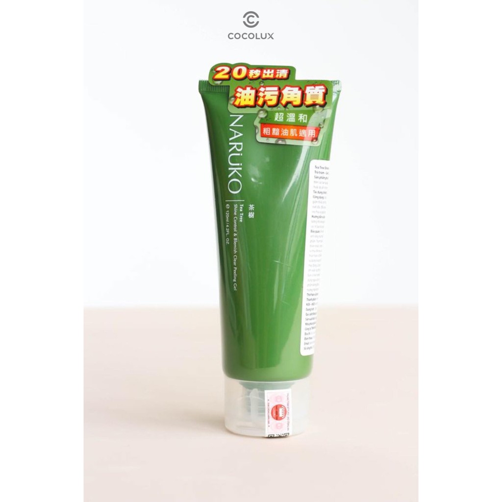 Gel Tẩy Tế Bào Chết Cho Da Dầu Mụn Naruko Tea Tree-[COCOLUX]