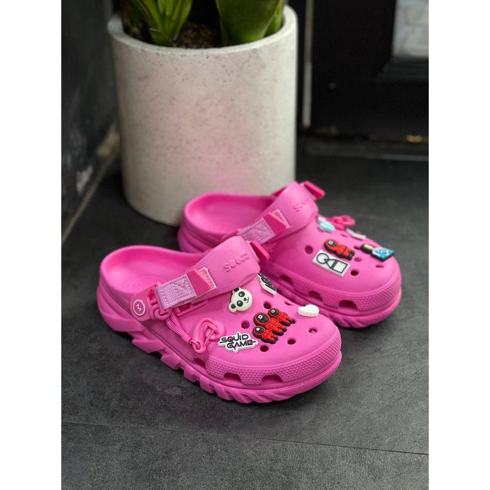 Dép Cross Duet Max Postmalone Chính Hãng, Dép Sục Đế Xương Cá Đúc nguyên Đôi, Size 36 37 38 39