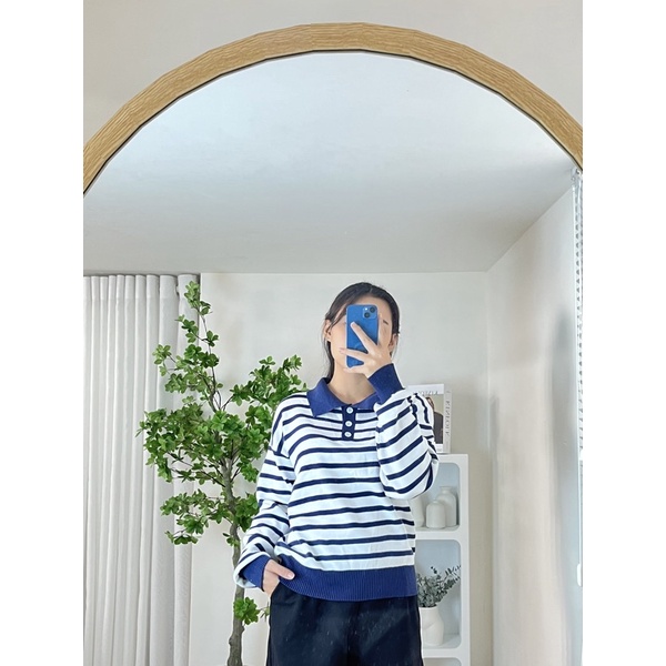 (HÌNH THẬT - HÀNG SẴN) Áo dệt kim tay dài , áo dệt kim oversize dáng rộng phong cách hàn quốc - nhiều màu lựa chọn