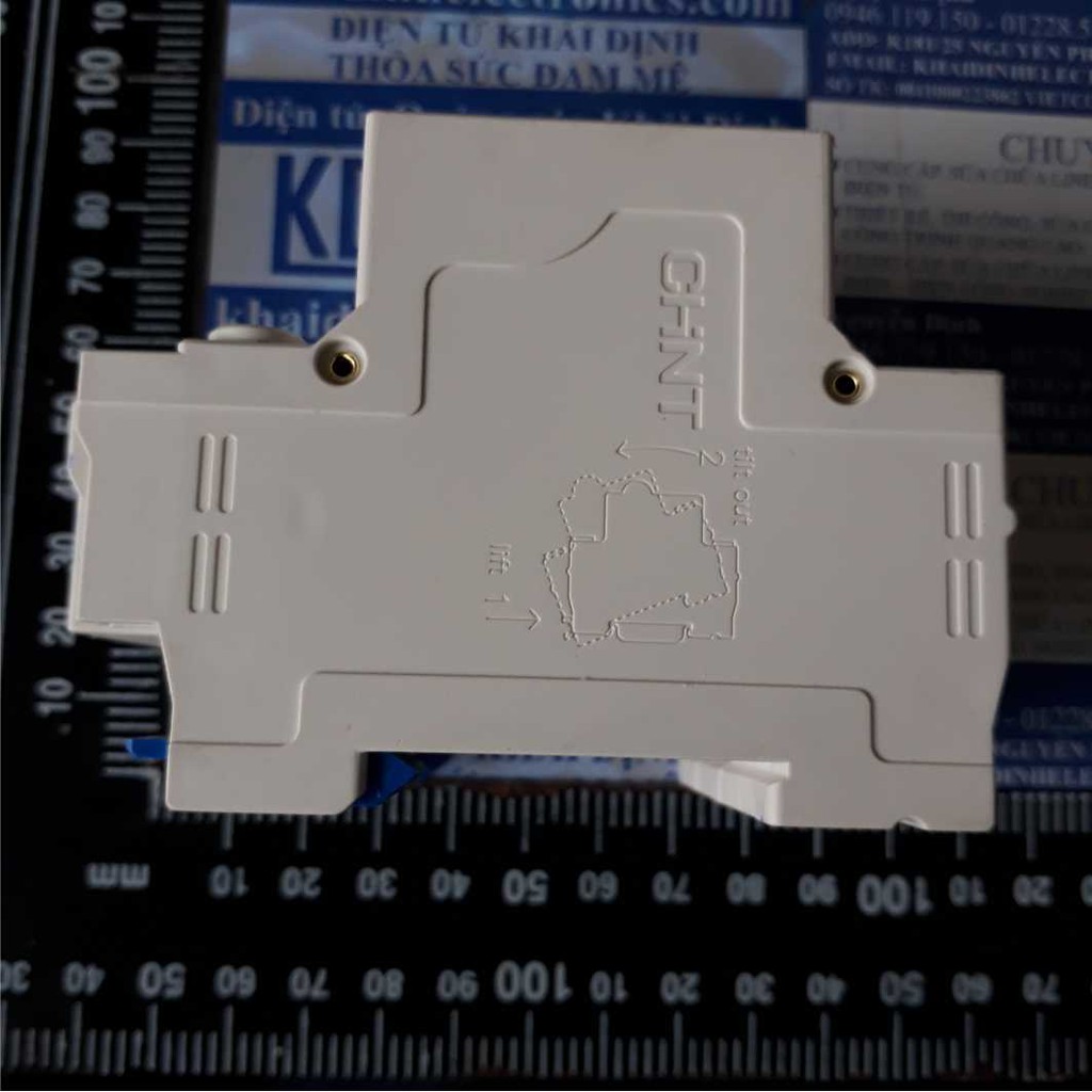 CB MCB AUTOMAX aptomat HÃNG CHINT CHỐNG GIẬT 2P+N kde3653