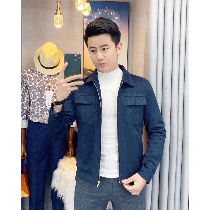 [MÃ GIẢM GIÁ 30K] Áo Khoác Nam Da Lộn Mềm Mịn Hot Nhất Mùa Đông | BigBuy360 - bigbuy360.vn