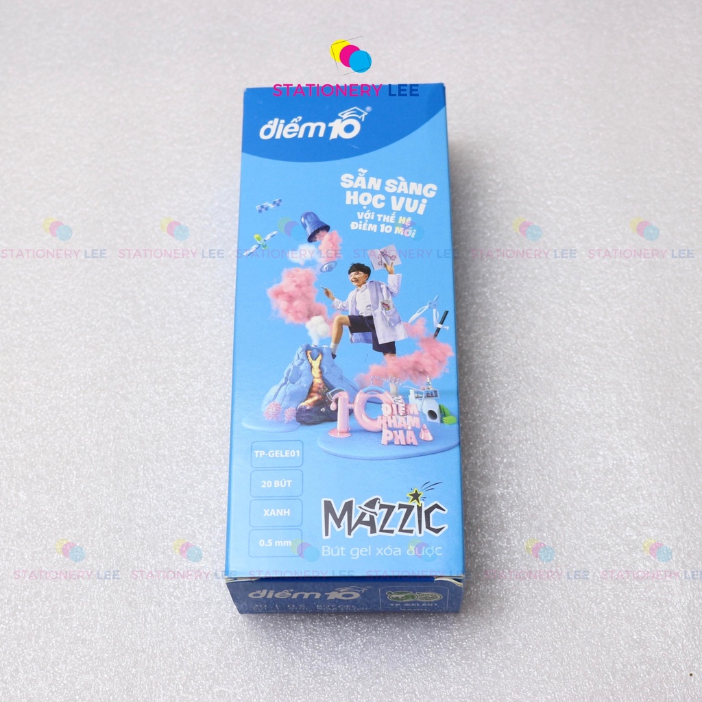 HỘP 20 cây bút gel xóa được Mazzic Điểm 10 TP-GELE01/ GELE02