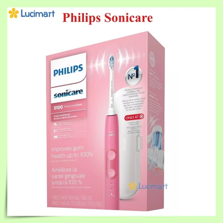 Bàn chải điện Philips Sonicare ProtectiveClean 5100 Gum Health [Hàng Mỹ]