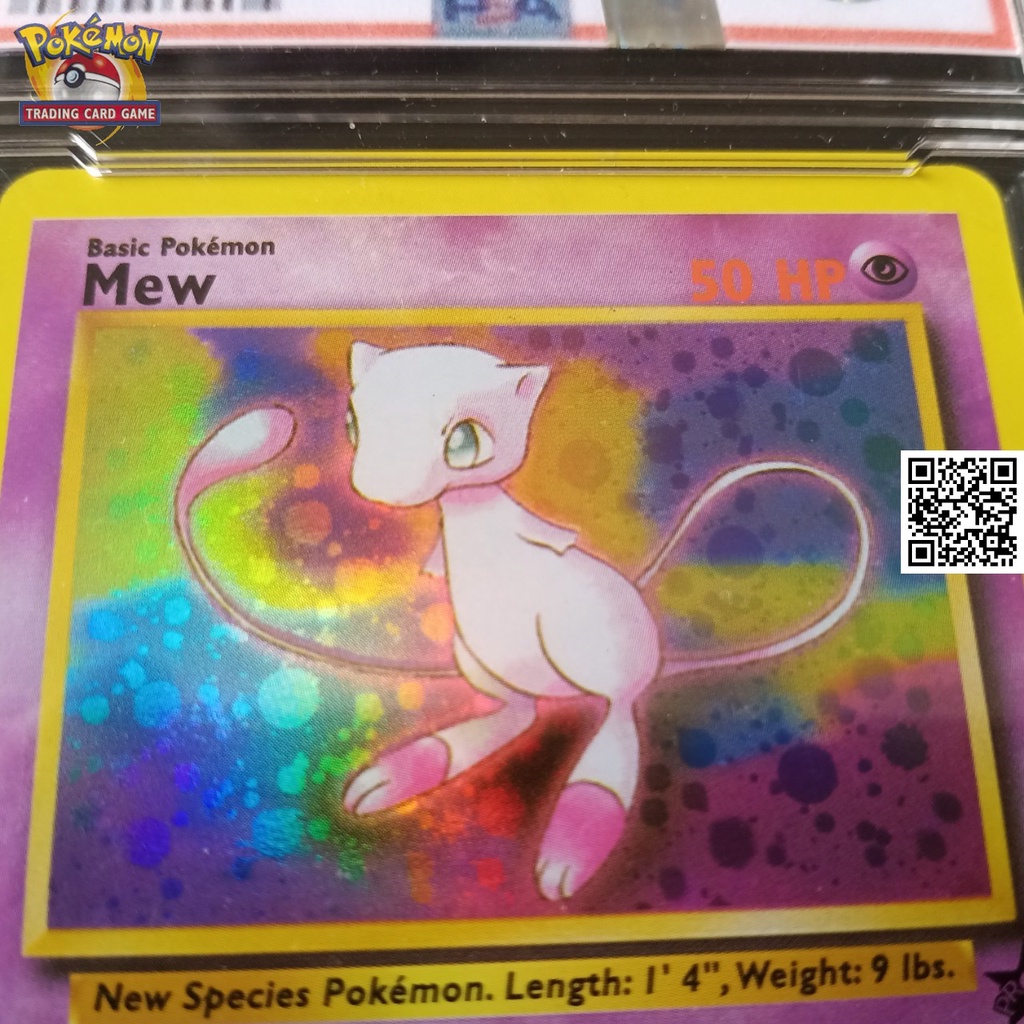 Lá Game nitendo Pokemon 1995 Mew 151 Ảo mộng thú truyền thuyết 1459 d7 hiệu ứng halogen