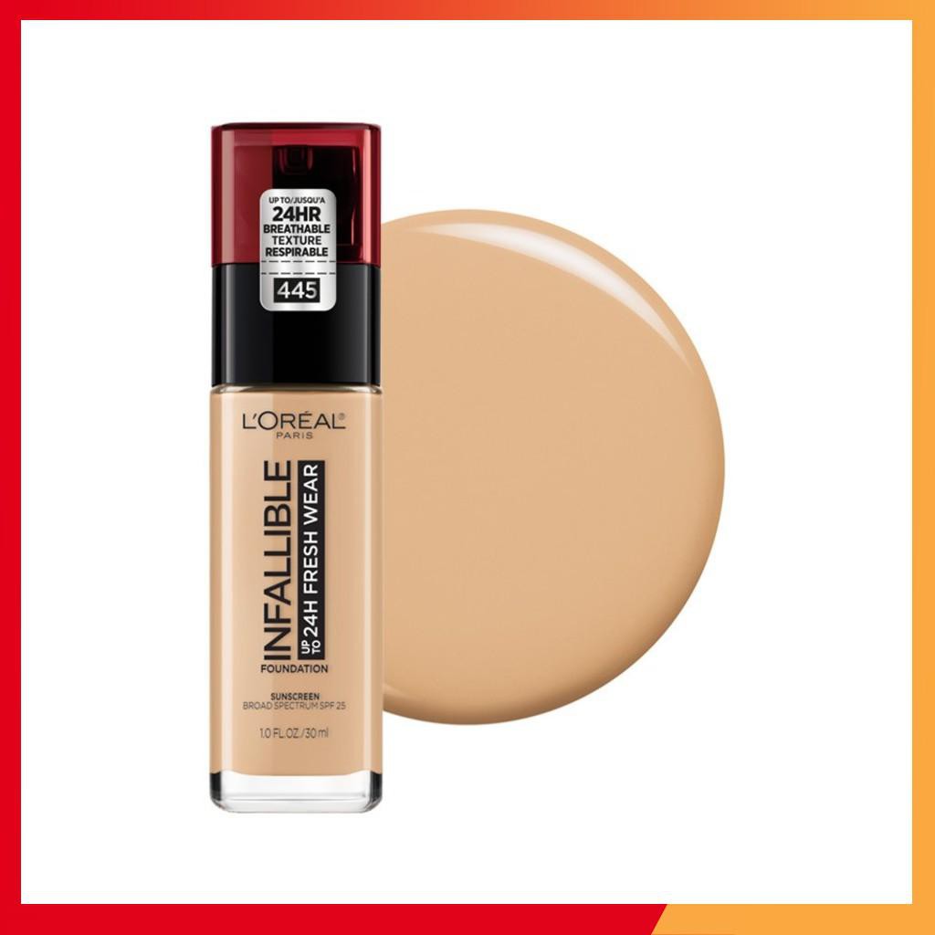 Kem nền thoáng mịn lâu trôi suốt 24H INFALLIBLE 24H FRESH WEAR L’Oreal 30ml Hàng Mỹ Mỹ phẩm xách tay
