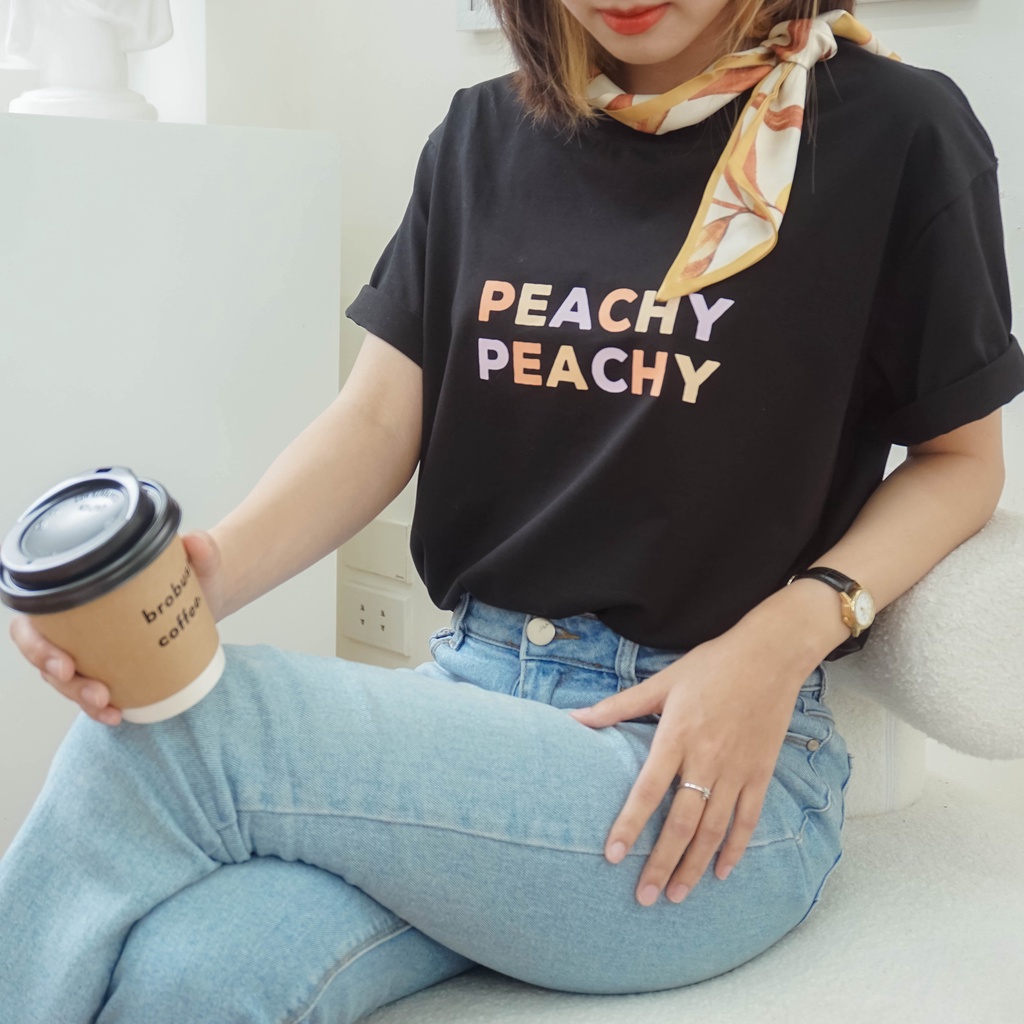 Áo phông Form chuẩn/ Cotton 100%/ Peachy