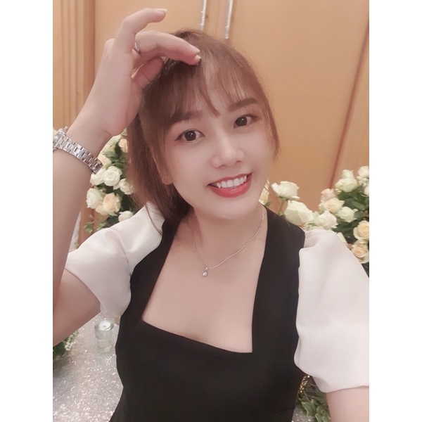 BIGSIZE ĐẦM DỰ TIỆC PHỐI TAY LOAN 65-80KG