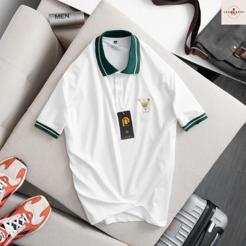 Áo Thun Polo Nam Cổ Bẻ 2 màu Thêu hình Vương Miện, Chất vải Cá Sấu Cotton cao cấp chuẩn form-Genta fashion