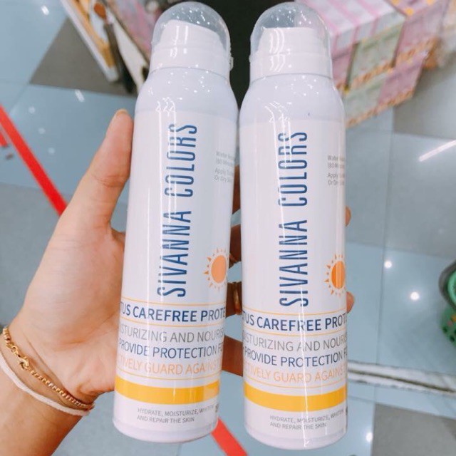 BÙNG NỔ XỊT CHỐNG NẮNG TOÀN THÂN SIVANNA