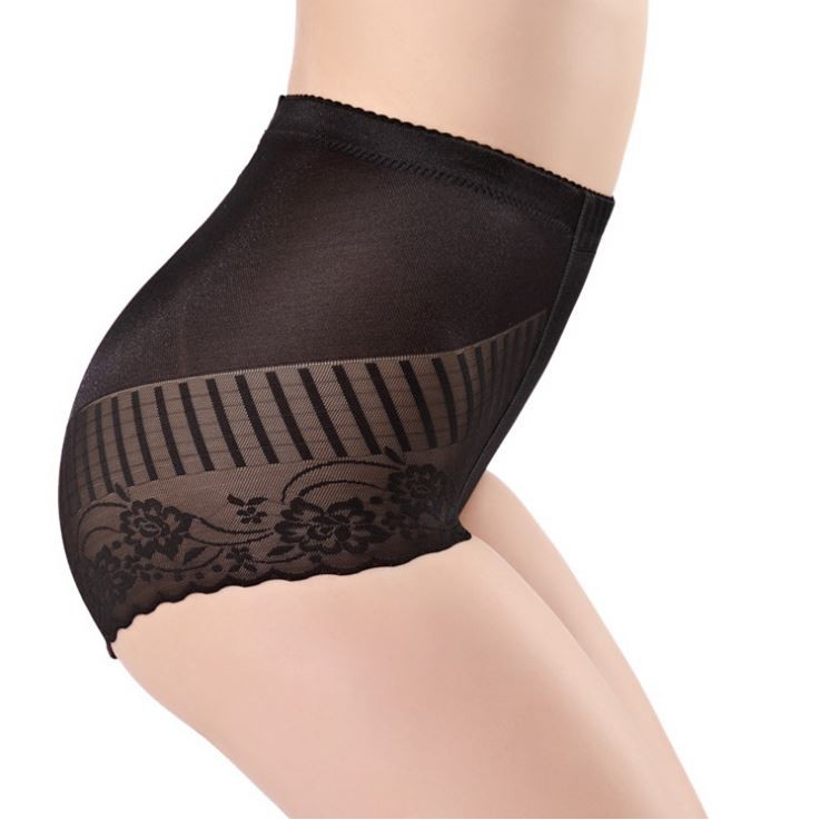 Quần Lót Cạp Cao Ren Mềm Không Lộ Viền Cao Cấp P361