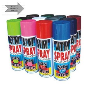 SƠN PHUN XỊT ATM CHÍNH HÃNG- CÁC MÀU TRONG TÙY TRỌN