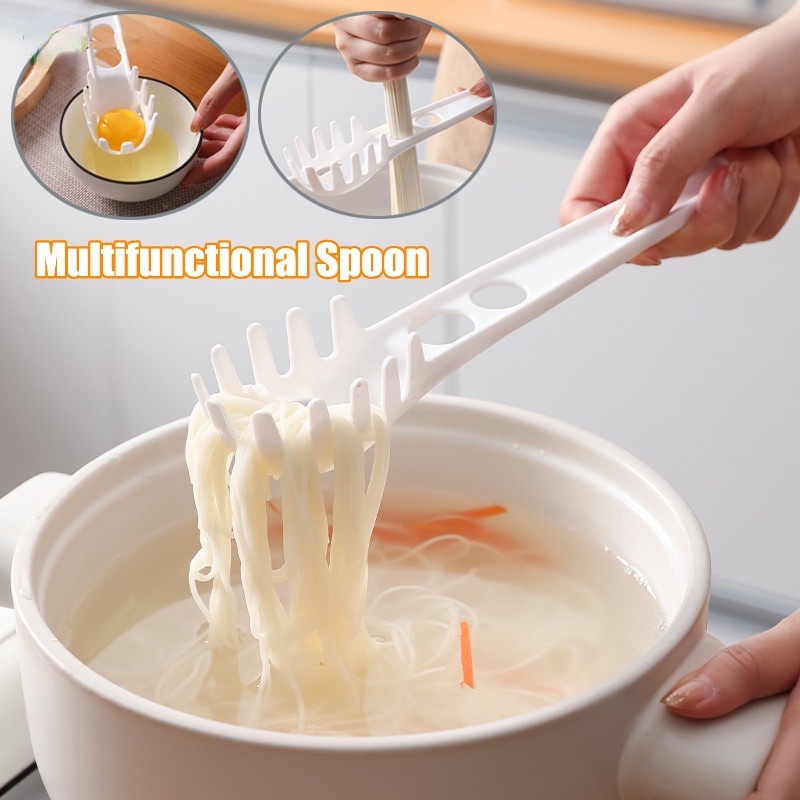 Muỗng Múc Mì / Lòng Đỏ Trứng Với Tay Cầm Dài Đa Năng Tiện Dụng Cho Nhà Bếp